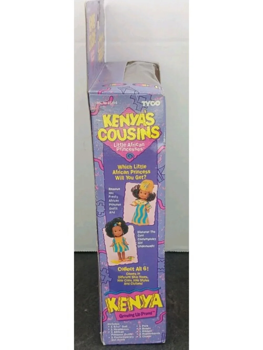 Vtg Tyco Kenya's Cousins Little Princess Baby Doll Sealed 1639-6 *READ*